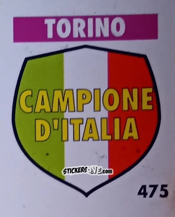 Cromo Serie A - Palmares - Micro Calcio Campionato 1990-1991 n. 475 - Vallardi