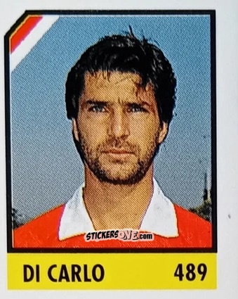 Figurina Di Carlo - Micro Calcio Campionato 1990-1991 n. 489 - Vallardi