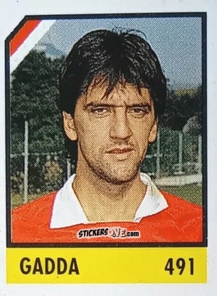 Figurina Gadda - Micro Calcio Campionato 1990-1991 n. 491 - Vallardi