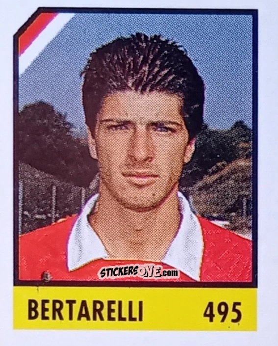 Figurina Bertarelli - Micro Calcio Campionato 1990-1991 n. 495 - Vallardi