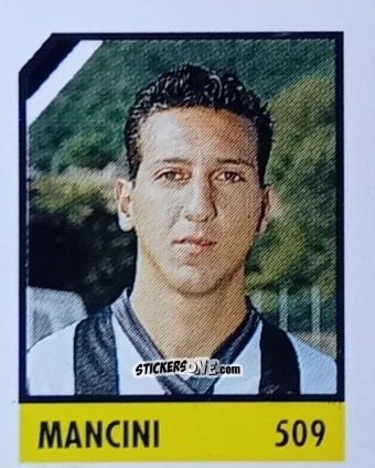 Figurina Mancini - Micro Calcio Campionato 1990-1991 n. 509 - Vallardi