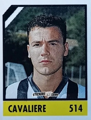 Cromo Cavaliere - Micro Calcio Campionato 1990-1991 n. 514 - Vallardi