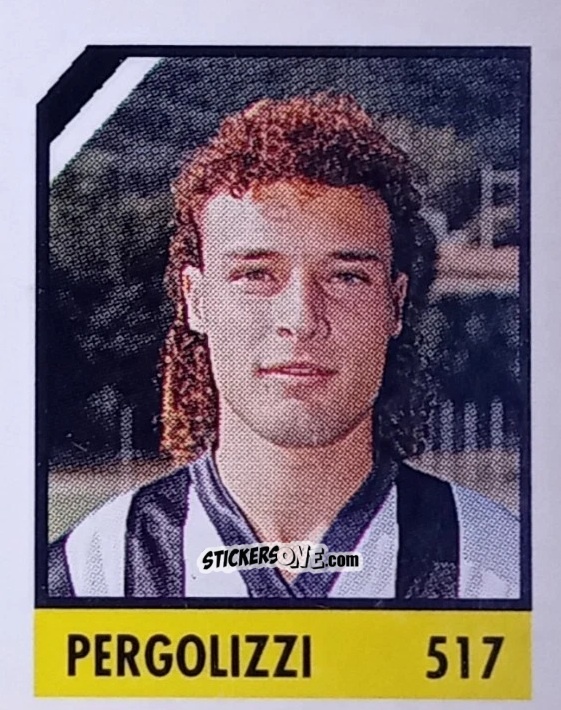 Figurina Pergolizzi - Micro Calcio Campionato 1990-1991 n. 517 - Vallardi