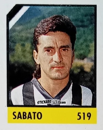 Cromo Sabato - Micro Calcio Campionato 1990-1991 n. 519 - Vallardi