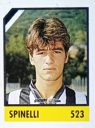 Cromo Spinelli - Micro Calcio Campionato 1990-1991 n. 523 - Vallardi