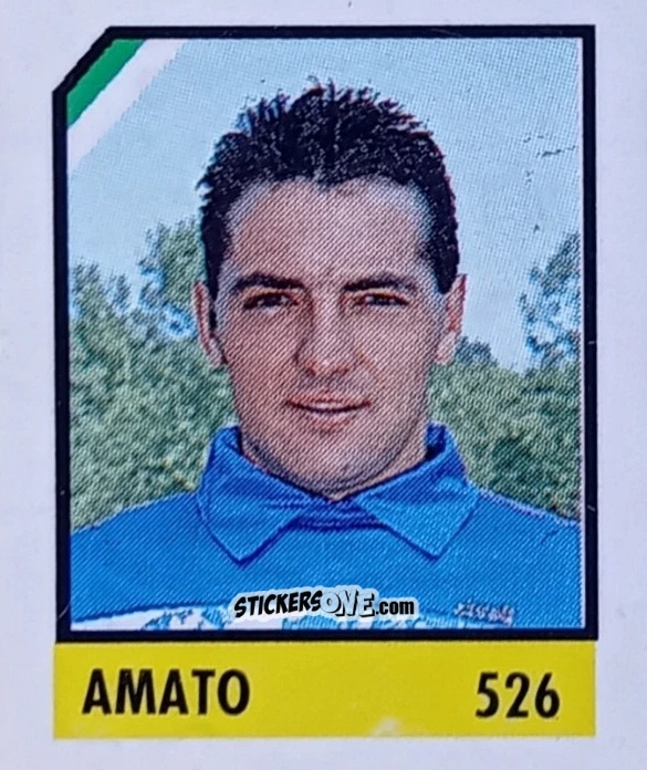 Sticker Amato - Micro Calcio Campionato 1990-1991 n. 526 - Vallardi