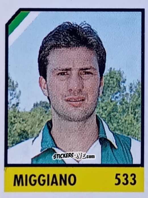 Sticker Miggiano - Micro Calcio Campionato 1990-1991 n. 533 - Vallardi