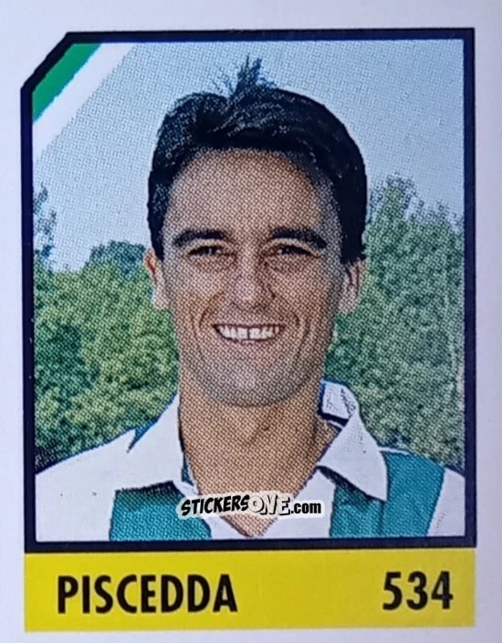 Sticker Piscedda - Micro Calcio Campionato 1990-1991 n. 534 - Vallardi