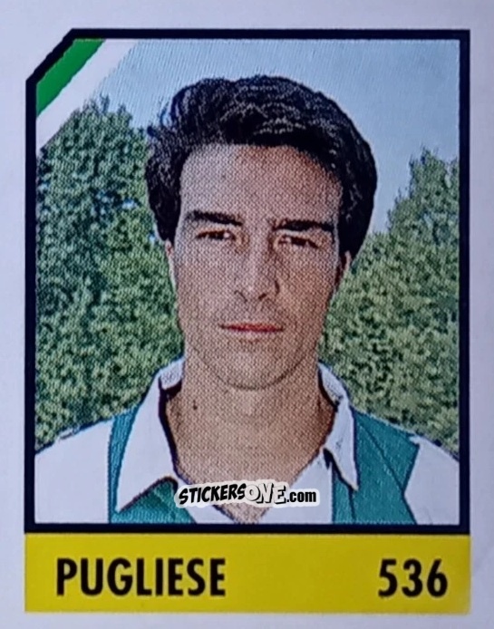 Sticker Pugliese - Micro Calcio Campionato 1990-1991 n. 536 - Vallardi