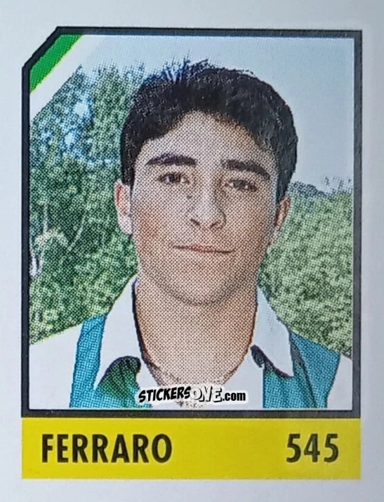 Sticker Ferraro - Micro Calcio Campionato 1990-1991 n. 545 - Vallardi