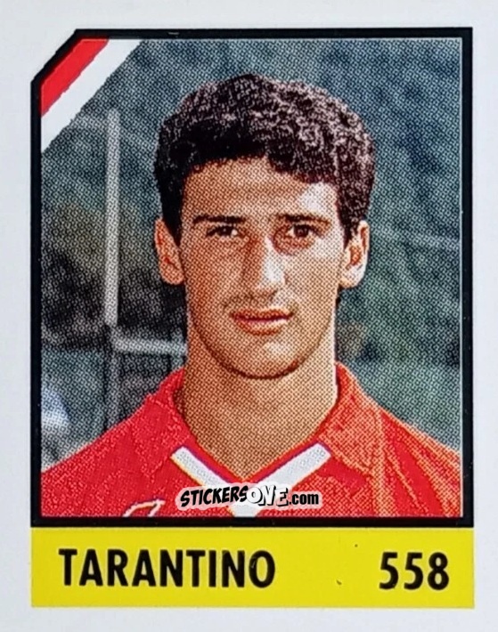Figurina Tarantino - Micro Calcio Campionato 1990-1991 n. 558 - Vallardi