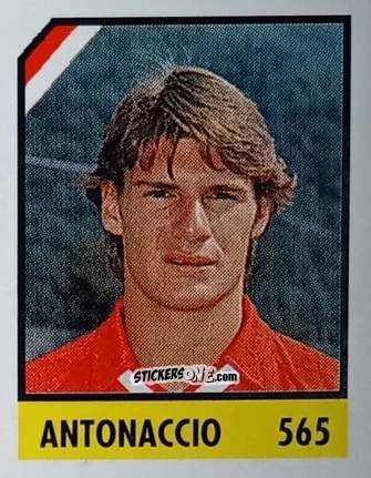 Cromo Antonaccio - Micro Calcio Campionato 1990-1991 n. 565 - Vallardi