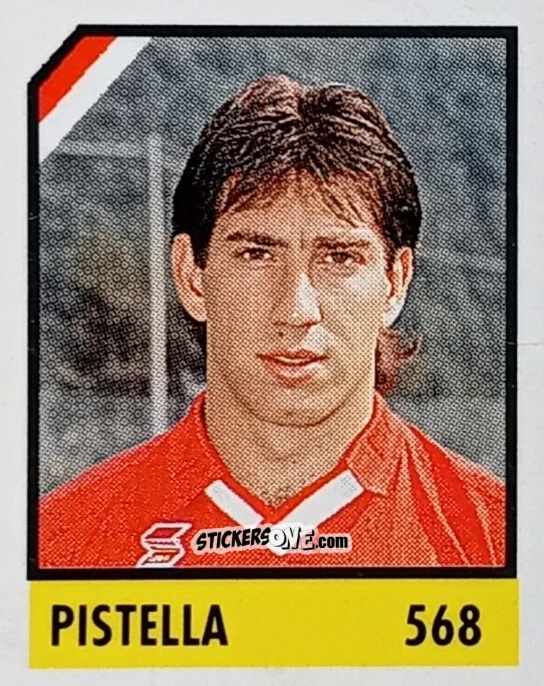 Cromo Pistella - Micro Calcio Campionato 1990-1991 n. 568 - Vallardi