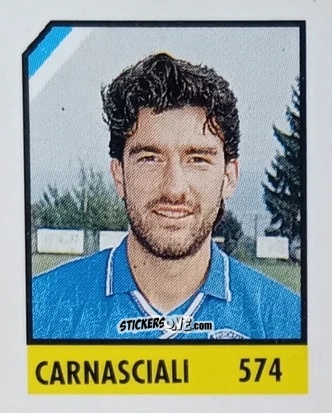 Figurina Carnasciali - Micro Calcio Campionato 1990-1991 n. 574 - Vallardi