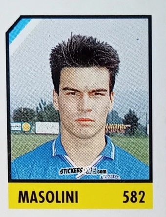 Figurina Masolini - Micro Calcio Campionato 1990-1991 n. 582 - Vallardi