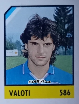 Figurina Valoti - Micro Calcio Campionato 1990-1991 n. 586 - Vallardi