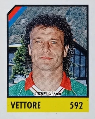 Cromo Vettore - Micro Calcio Campionato 1990-1991 n. 592 - Vallardi