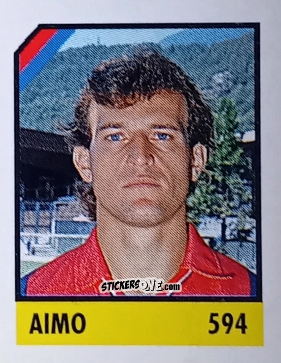 Cromo Aimo - Micro Calcio Campionato 1990-1991 n. 594 - Vallardi