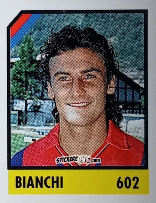 Figurina Bianchi - Micro Calcio Campionato 1990-1991 n. 602 - Vallardi