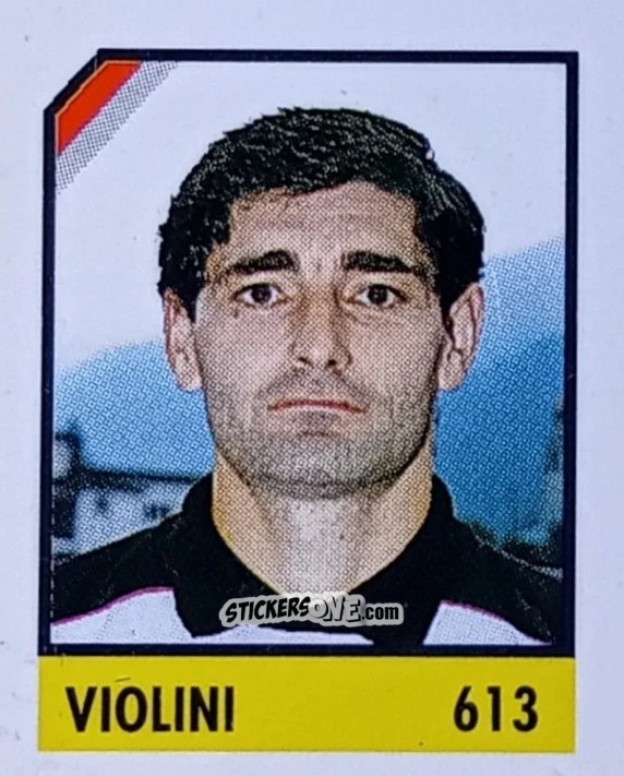 Sticker Violini - Micro Calcio Campionato 1990-1991 n. 613 - Vallardi
