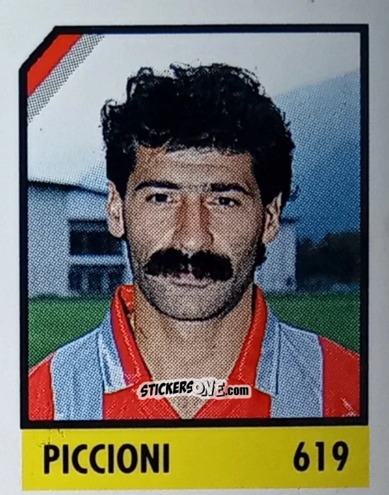 Cromo Piccioni - Micro Calcio Campionato 1990-1991 n. 619 - Vallardi