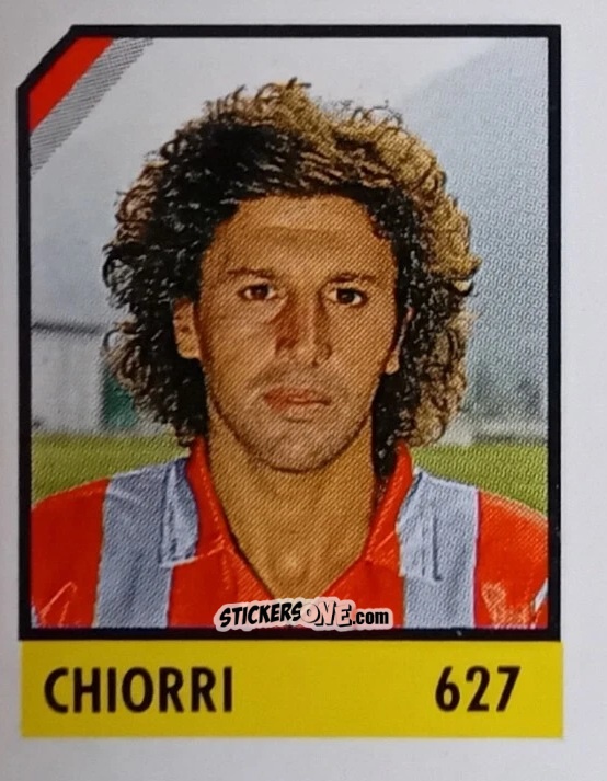 Sticker Chiorri - Micro Calcio Campionato 1990-1991 n. 627 - Vallardi