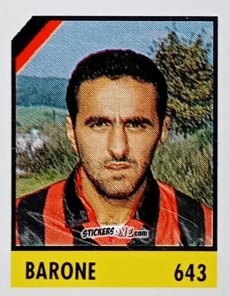 Cromo Barone - Micro Calcio Campionato 1990-1991 n. 643 - Vallardi