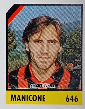 Cromo Manicone - Micro Calcio Campionato 1990-1991 n. 646 - Vallardi