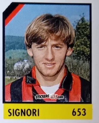 Cromo Signori - Micro Calcio Campionato 1990-1991 n. 653 - Vallardi