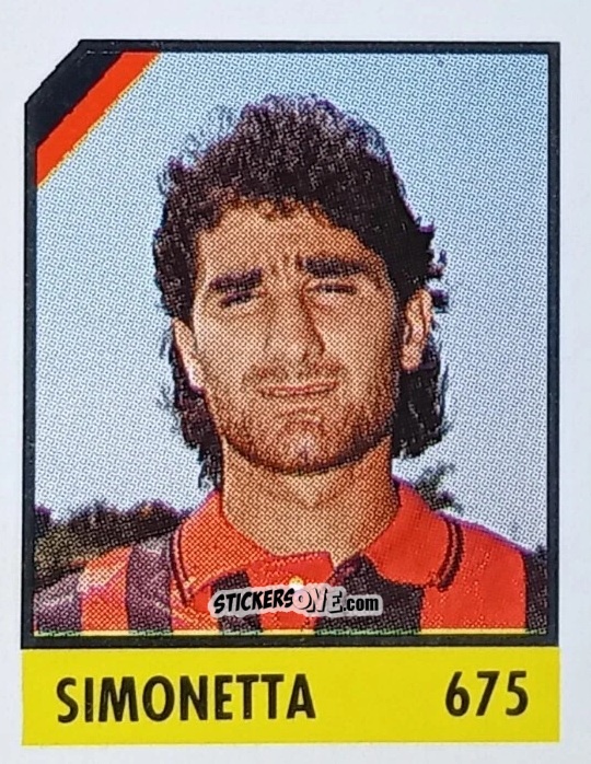 Figurina Simonetta - Micro Calcio Campionato 1990-1991 n. 675 - Vallardi