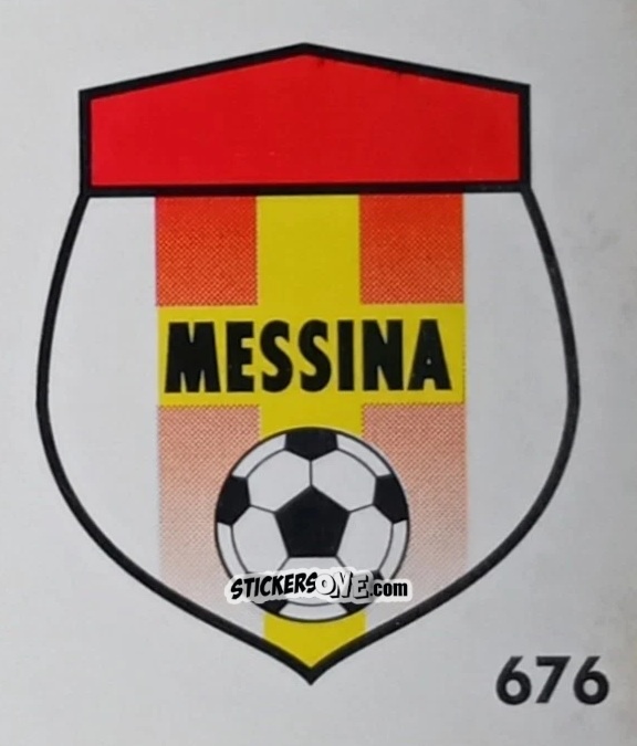 Cromo Stemma Messina - Micro Calcio Campionato 1990-1991 n. 676 - Vallardi