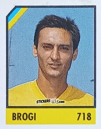 Cromo Brogi - Micro Calcio Campionato 1990-1991 n. 718 - Vallardi