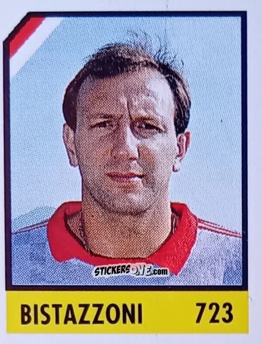 Figurina Bistazzoni - Micro Calcio Campionato 1990-1991 n. 723 - Vallardi