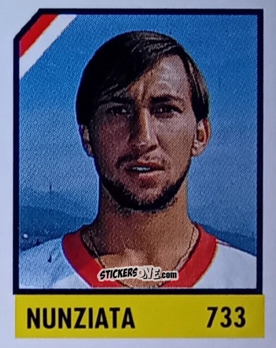 Cromo Nunziata - Micro Calcio Campionato 1990-1991 n. 733 - Vallardi