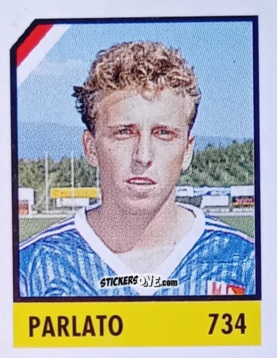 Cromo Parlato - Micro Calcio Campionato 1990-1991 n. 734 - Vallardi