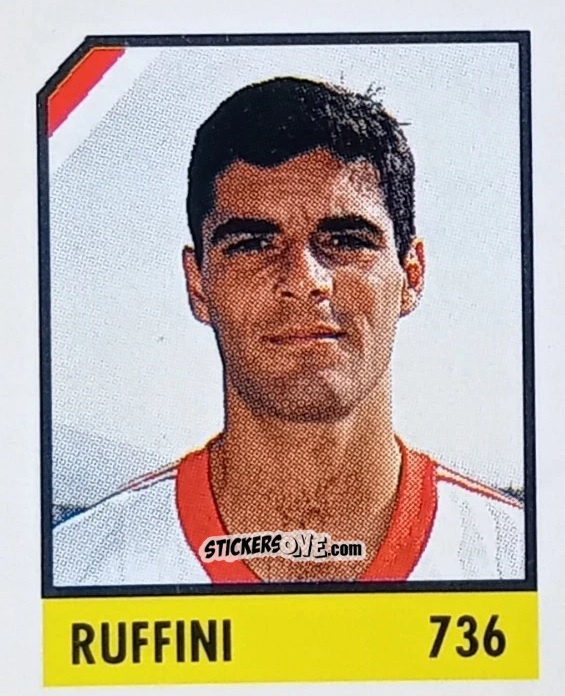 Cromo Ruffini - Micro Calcio Campionato 1990-1991 n. 736 - Vallardi