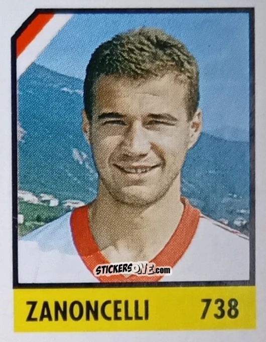 Cromo Zanoncelli - Micro Calcio Campionato 1990-1991 n. 738 - Vallardi