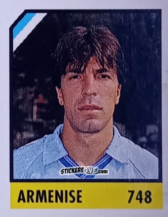 Figurina Armenise - Micro Calcio Campionato 1990-1991 n. 748 - Vallardi