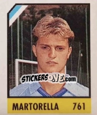 Sticker Martorella - Micro Calcio Campionato 1990-1991 n. 761 - Vallardi