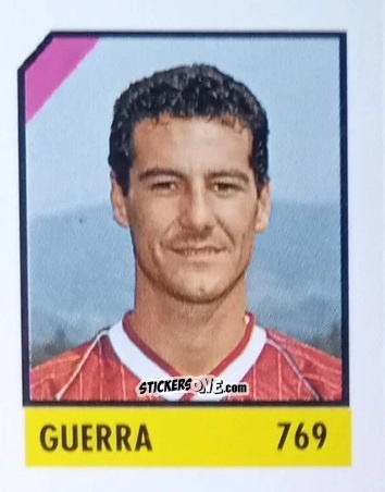 Figurina Guerra - Micro Calcio Campionato 1990-1991 n. 769 - Vallardi