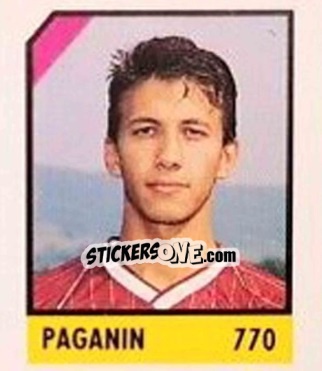 Sticker Paganin - Micro Calcio Campionato 1990-1991 n. 770 - Vallardi