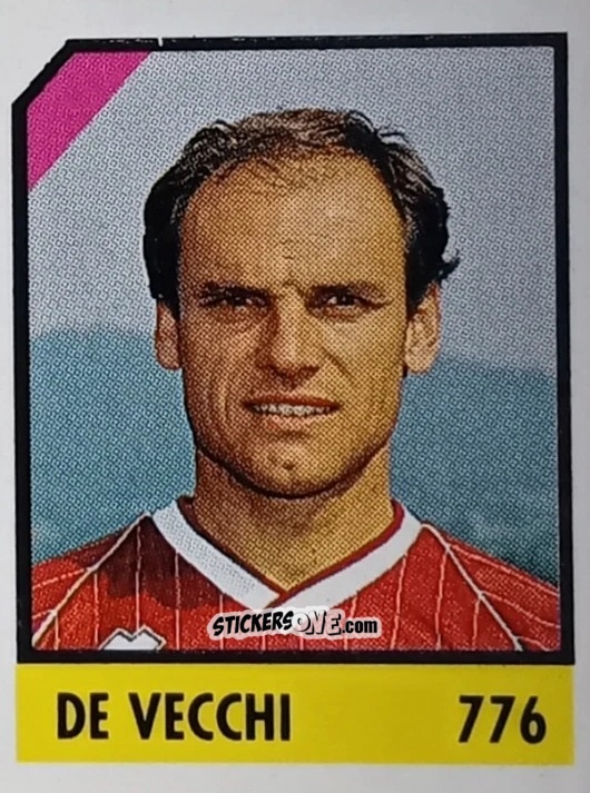 Figurina De Vecchi - Micro Calcio Campionato 1990-1991 n. 776 - Vallardi