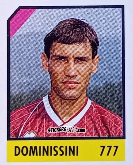 Cromo Dominissini - Micro Calcio Campionato 1990-1991 n. 777 - Vallardi