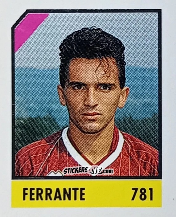 Cromo Ferrante - Micro Calcio Campionato 1990-1991 n. 781 - Vallardi