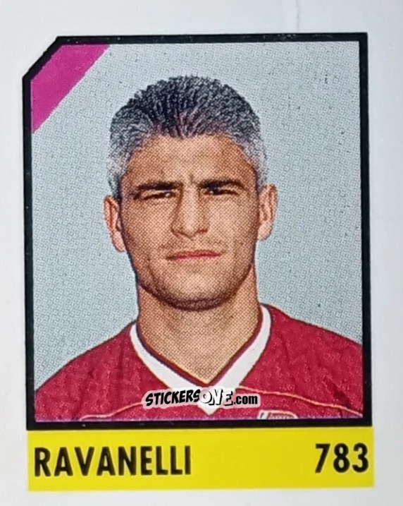 Cromo Ravanelli - Micro Calcio Campionato 1990-1991 n. 783 - Vallardi