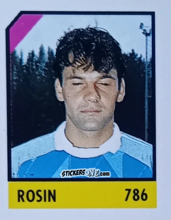 Sticker Rosin - Micro Calcio Campionato 1990-1991 n. 786 - Vallardi