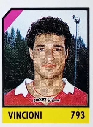 Figurina Vincioni - Micro Calcio Campionato 1990-1991 n. 793 - Vallardi