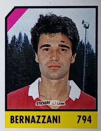 Figurina Bernazzani - Micro Calcio Campionato 1990-1991 n. 794 - Vallardi