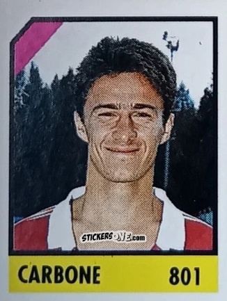 Cromo Carbone - Micro Calcio Campionato 1990-1991 n. 801 - Vallardi