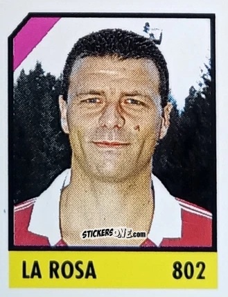 Sticker La Rosa - Micro Calcio Campionato 1990-1991 n. 802 - Vallardi
